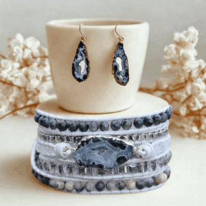 Σετ Λαμπραδορίτης - χρυσόt