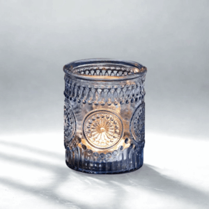 Vintage μπλε κηροπήγιο