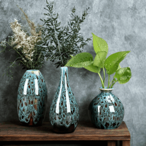 Βάζο Boho Τυρκουάζ 3 τεμάχια