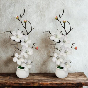 Ρεαλιστική διακόσμηση άνθους δαμάσκηνου