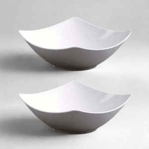 Μινιμαλιστικό μπολ 4 γωνιών 2 τεμ.