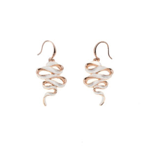 Serpentin White σκουλαρίκια