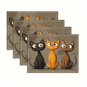 Σουπλά σετ 4 τεμαχίων - γάτες
