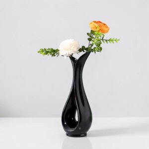 Βάζο σε σχήμα καρδιάς - μαύρο