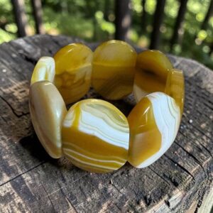 Βραχιόλι Ivory Dune Αχάτης λίθος